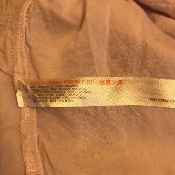 Free People Cotton Dress in dusty rose L - Picture 9 of 10